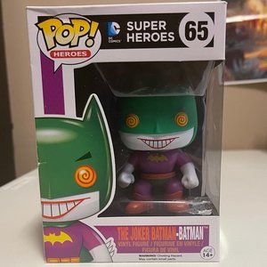 Funko POP! Heroes: The Joker Batman - Batman (LootCrate Exclusive) #65